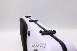 4/4 full size Violin Case Carbon Fiber hard case Oblong Durable handle Backstrap