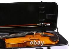 4/4 full size Violin Case Carbon Fiber hard case Oblong Durable handle Backstrap