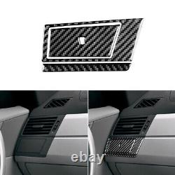 49Pcs Carbon Fiber Car Full Interior Trim Cover Kits Fit For BMW X3 E83 2004-10