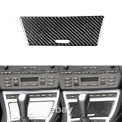 49Pcs Carbon Fiber Car Full Interior Trim Cover Kits Fit For BMW X3 E83 2004-10