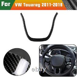 49Pcs/Set Carbon Fiber Interior Full Cover Trim For VW Touareg 2010-2018