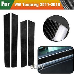 49Pcs/Set Carbon Fiber Interior Full Cover Trim For VW Touareg 2010-2018