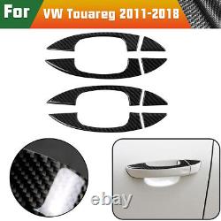 49Pcs/Set Carbon Fiber Interior Full Cover Trim For VW Touareg 2010-2018