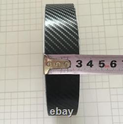 4D Carbon Fiber Black Vinyl Tape, Automotive Grade, Self adhesive Wrap Sticker