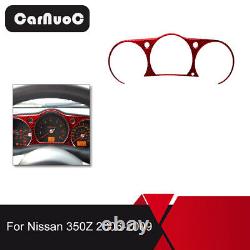 50Pcs WithO Navi For Nissan 350Z 03-09 Carbon Fiber Full Set Decor Cover Trim