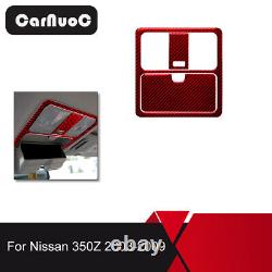 50Pcs WithO Navi For Nissan 350Z 03-09 Carbon Fiber Full Set Decor Cover Trim