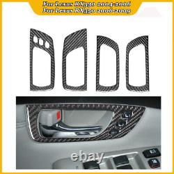 50X Carbon Fiber Interior Complete Full Set Panel Trim Cover For Lexus RX330 350