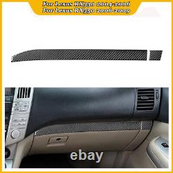 50X Carbon Fiber Interior Complete Full Set Panel Trim Cover For Lexus RX330 350