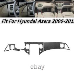 51Pcs RHD Carbon Fiber Full Interior Kit Cover Trim For Hyundai Azera 2006-2011