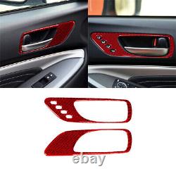 54pcs Red Carbon Fiber Full Kits Interior Trim For Lexus RC300 350 200t