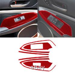 54pcs Red Carbon Fiber Full Kits Interior Trim For Lexus RC300 350 200t