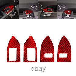 57Pcs Red Carbon Fiber Full Interior Kit Cover Trim For Land Rover Range Rover