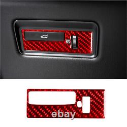 57Pcs Red Carbon Fiber Full Interior Kit Cover Trim For Land Rover Range Rover