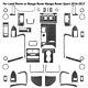 59Pcs Carbon Fiber Interior Full Cover Trim For Land Range Rover Sport 14-17 RHD