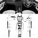 64PCS For BMW X3 F25 X4 F26 Carbon Fiber Full Kits Interior Trim