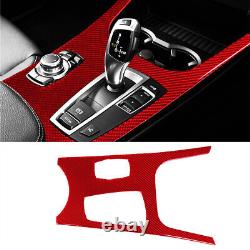 64PCS For BMW X3 F25 X4 F26 Red Carbon Fiber Full Kits Interior Trim