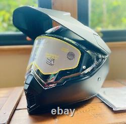 AGV AX9 MONO Full Face Adventure Helmet E2205 Street Matt Carbon S 55 56