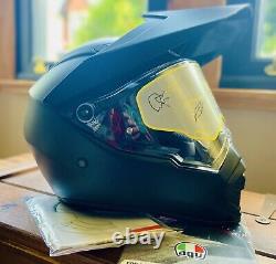 AGV AX9 MONO Full Face Adventure Helmet E2205 Street Matt Carbon S 55 56