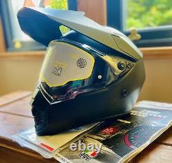 AGV AX9 MONO Full Face Adventure Helmet E2205 Street Matt Carbon S 55 56