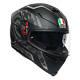 AGV K5-S Tornado Matt Black Silver Full Face Motorcycle Helmet