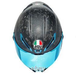 AGV Pista GP-RR Futuro Carbon Blue Motorcycle Helmet FREE VISOR! ECE DOT