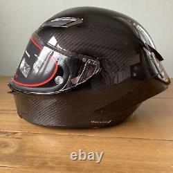 AGV Pista GP RR Glossy Carbon Motorcycle Motorbike Crash Helmet Large 60-61cm