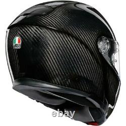 AGV SPORT Modular Flip-Up Full-Face Helmet withSun Visor Gloss Carbon Fiber