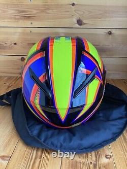 AGV Veloce S Soleluna Replica Motorcycle Motorbike Full Face Helmet Small