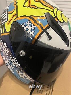 Agv Pista Gp Winter Test 2016 Snowman Valentino Rossi Helmet Limited Ed Large