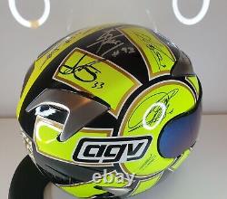 Agv Ti-tech Gothic Valentino Rossi Signed Marquez Helmet