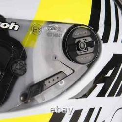 Airoh GP500 Full Face Motorcycle Helmet Scrape Yellow Gloss Track Race Helmet