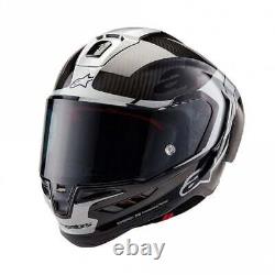 Alpinestars (Road) Helmet Supertech R10 ELEMENT (Black/Carbon Silver/Black)