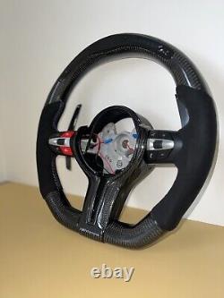 BMW LED Carbon Fiber Steering Wheel 1 2 3 4 Series F20 F22 F30 F32F36 FULL SET