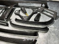 BMW e90 e91 full carbon fiber interior trims set carbon skinning service