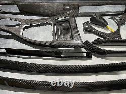 BMW e90 e91 full carbon fiber interior trims set carbon skinning service