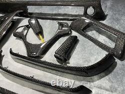 BMW e90 e91 full carbon fiber interior trims set carbon skinning service