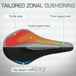 BUCKLOS 3D Printed Saddle Road Mountain Bike Seat Cushioning Full Carbon Fiber