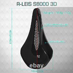 BUCKLOS 3D Printed Saddle Road Mountain Bike Seat Cushioning Full Carbon Fiber