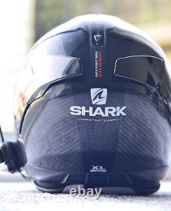 BUNDLE Shark SPARTAN Carbon xl Helmet, with Pack talk bold Preinstalled