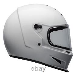 Bell Cruiser 2020 Eliminator Carbon Fibre Full Face Motorbike Crash Helmet White