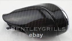 Bentley Bentayga Shift Gear Knob Full Genuine Carbon Fiber / Chrome