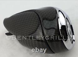 Bentley Shifter GT GTC Bentayga Shift Knob Full Genuine Carbon Fiber / Chrome