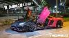 Blackpink Lamborghini Full Carbon Fiber Sv Kitted Lamborghini Aventador With Fi