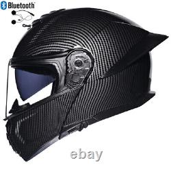 Bluetooth Flip Up Modular Motorcycle helmet Full Face Scooter Motorbike Helmet