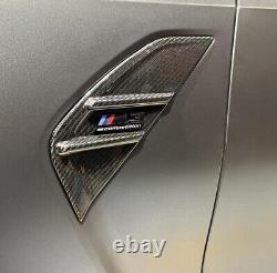 Bmw G80 G81 M3 Dry Carbon Fibre Full Replacement Side Wing Vents Trim Rrp £399