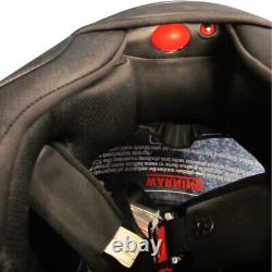 CLEARANCE LEO-958 PSI Carbon Fibre Full Face Motorbike Helmet XS 53-54cm