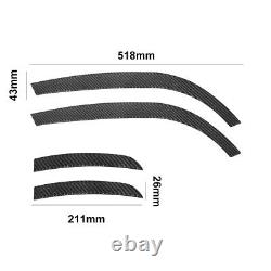 Car Full Carbon Fiber Interior Kit Trim Black For 2015-2021 Toyota Hilux 42Pcs