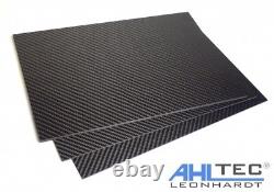 Carbon Board 2mm / Cfk Carbon Fiber / Twill Full Carbon / Size Selectable