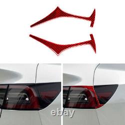 Carbon Fiber Full Complete Set Decor Kit Panel Trim Cover for Tesla Model Y 3