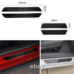 Carbon Fiber Full Complete Set Decor Kit Panel Trim Cover for Tesla Model Y 3